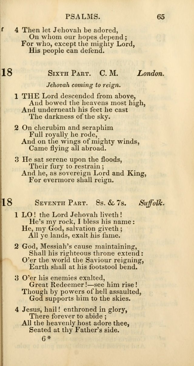 Church Psalmody: a Collection of Psalms and Hymns Adapted to Public Worship page 70
