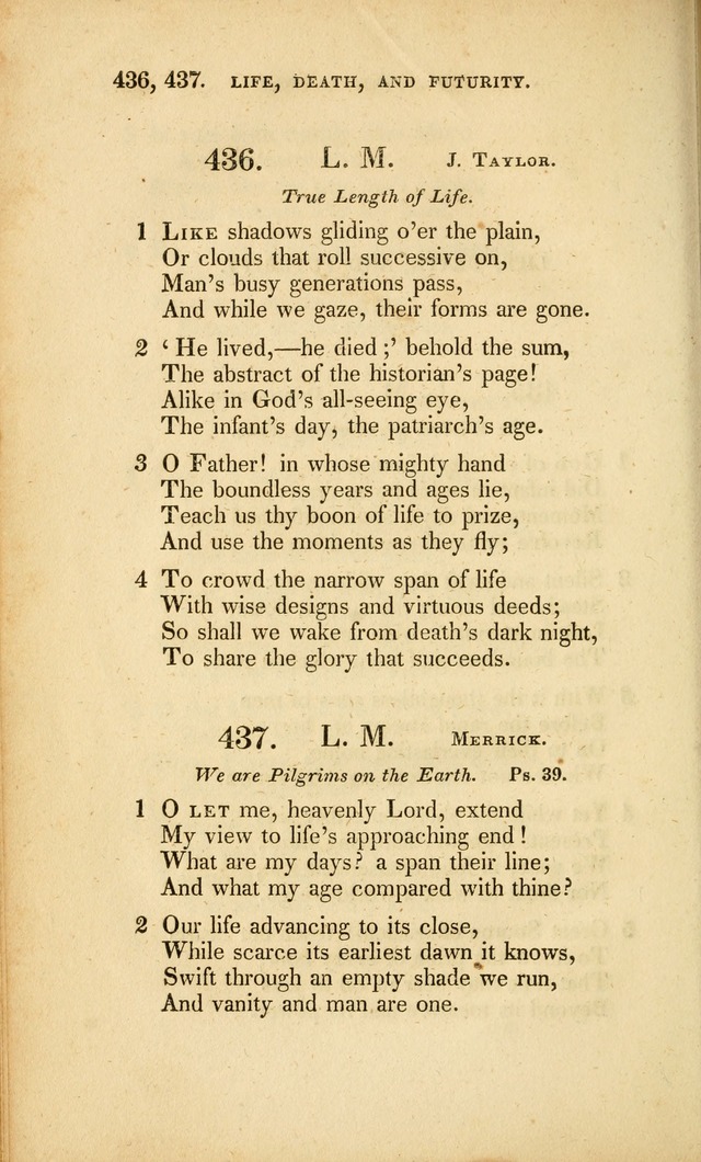 A Collection of Psalms and Hymns for Christian Worship. (3rd ed.) page 316
