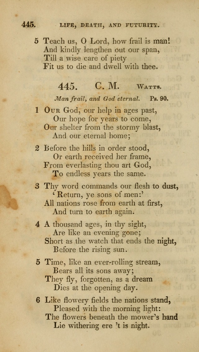 A Collection of Psalms and Hymns for Christian Worship (6th ed.) page 318