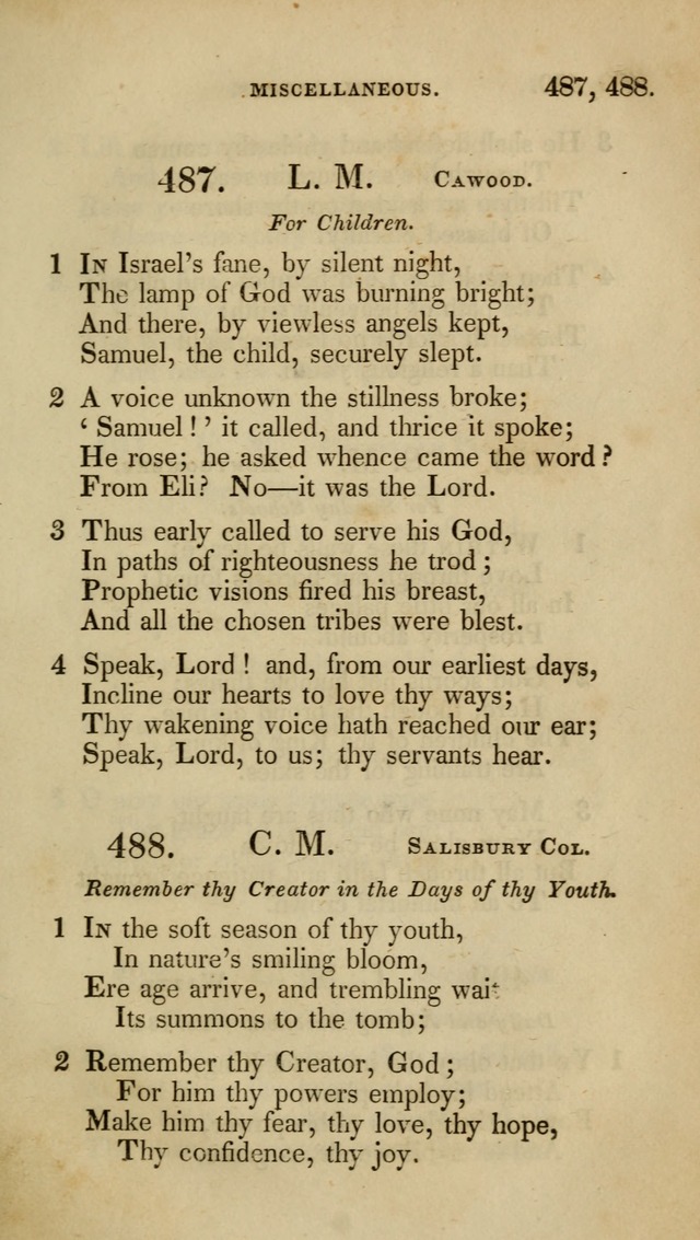 A Collection of Psalms and Hymns for Christian Worship (6th ed.) page 349