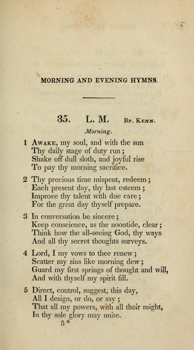 A Collection of Psalms and Hymns for Christian Worship (10th ed.) page 25