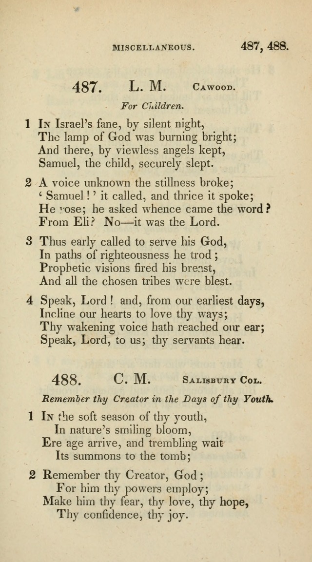A Collection of Psalms and Hymns for Christian Worship (10th ed.) page 353