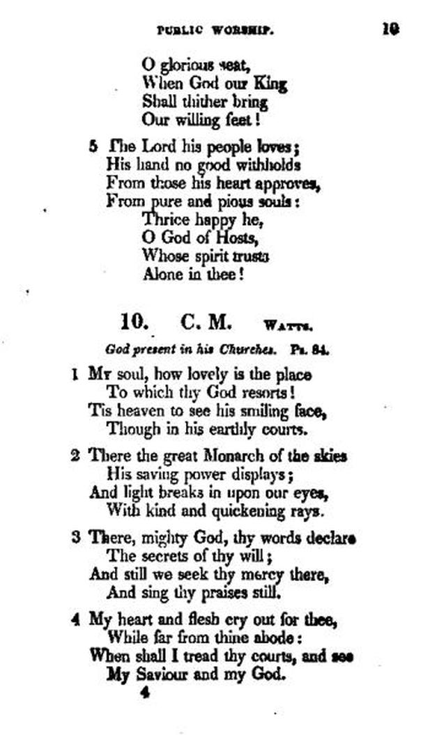 A Collection of Psalms and Hymns for Christian Worship. 16th ed. page 9