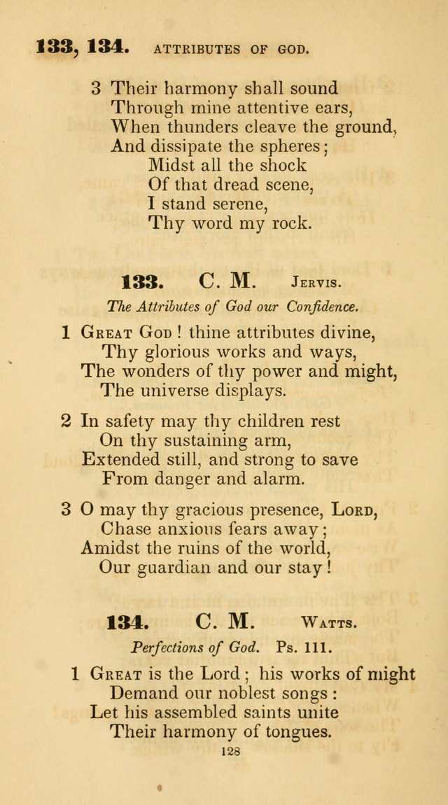 A Collection of Psalms and Hymns for Christian Worship. (45th ed.) page 128