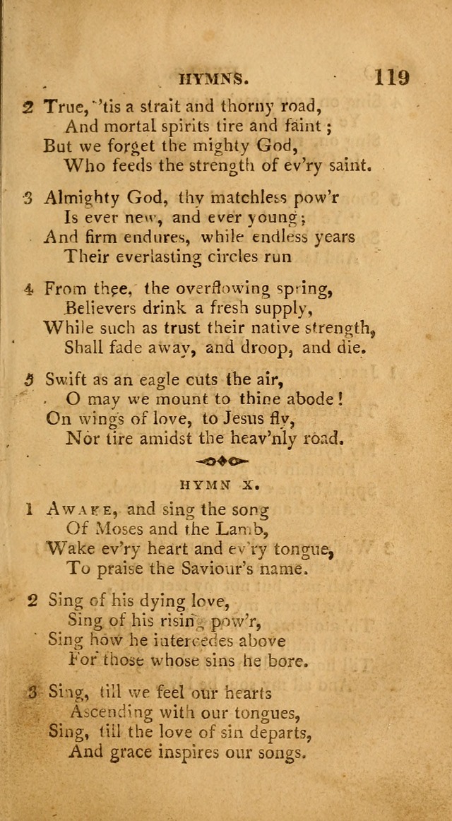A Collection of Psalms and Hymns: from various authors, chiefly designed for public worship (4th ed.) page 119