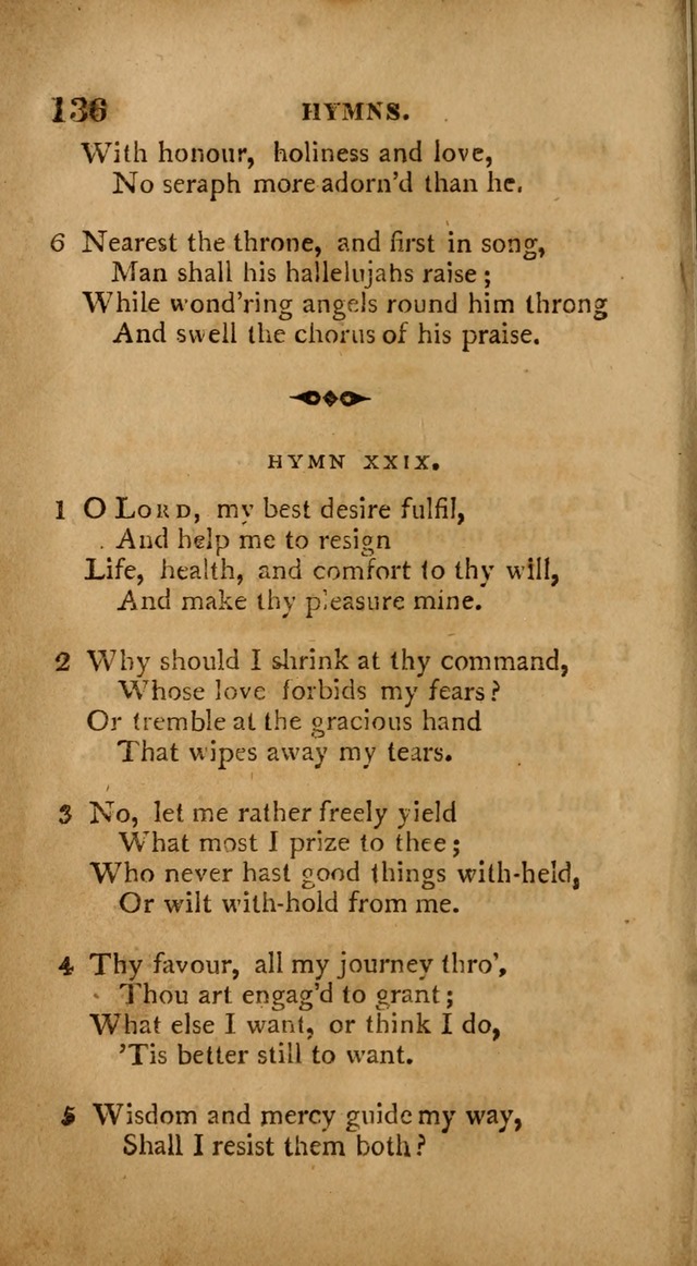 A Collection of Psalms and Hymns: from various authors, chiefly designed for public worship (4th ed.) page 136
