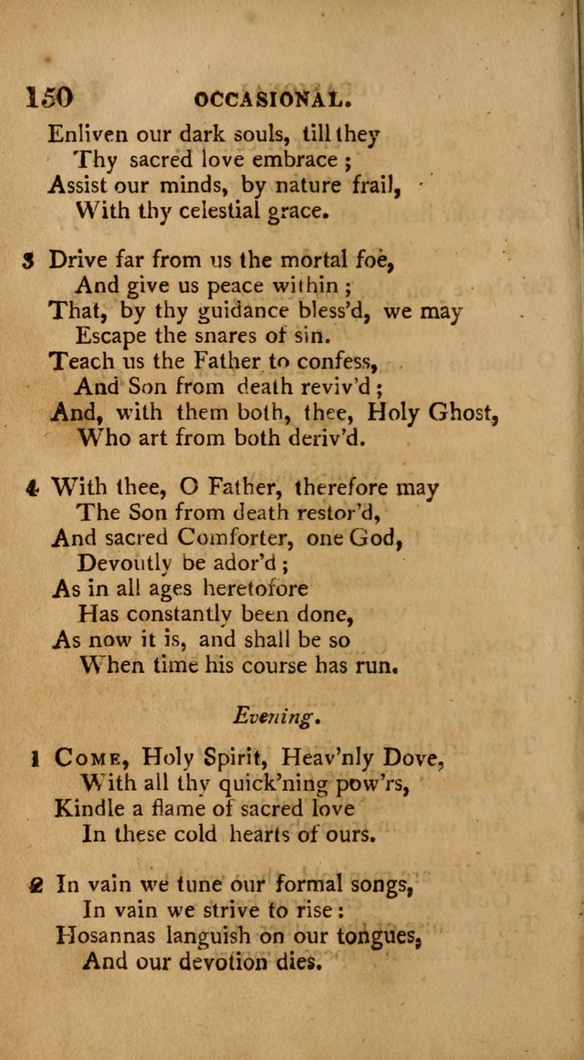 A Collection of Psalms and Hymns: from various authors, chiefly designed for public worship (4th ed.) page 150