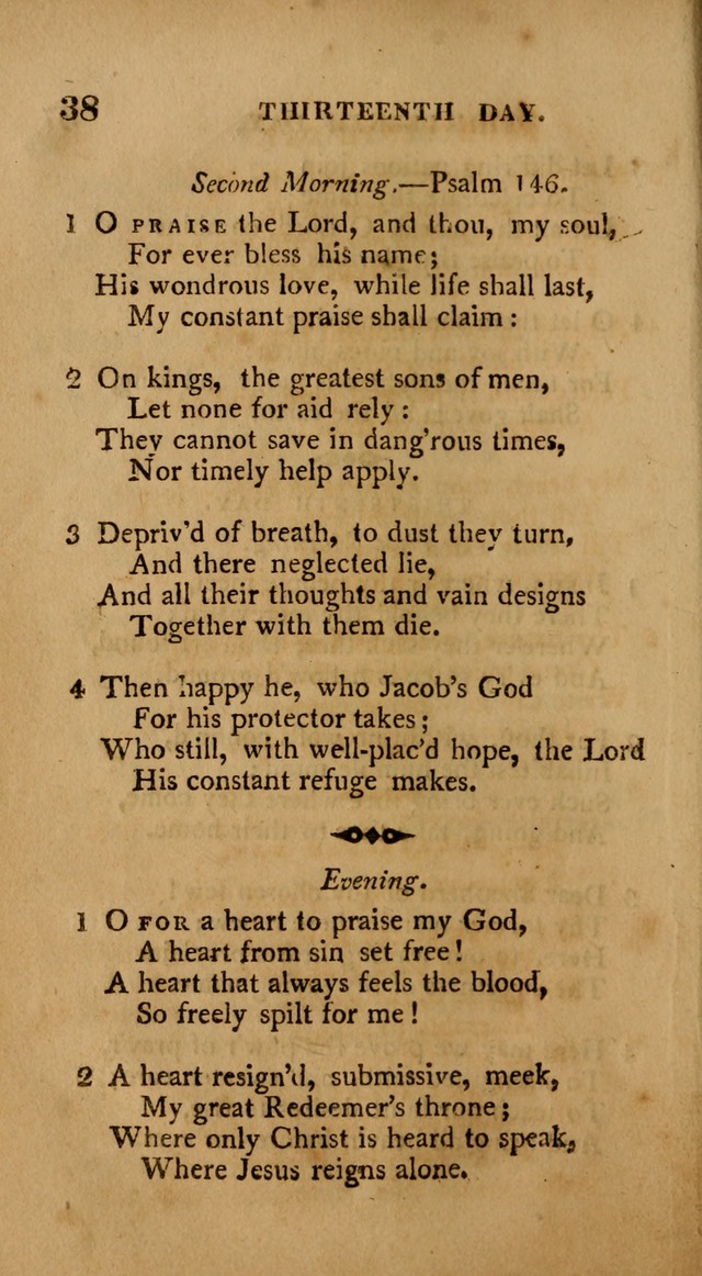 A Collection of Psalms and Hymns: from various authors, chiefly designed for public worship (4th ed.) page 38