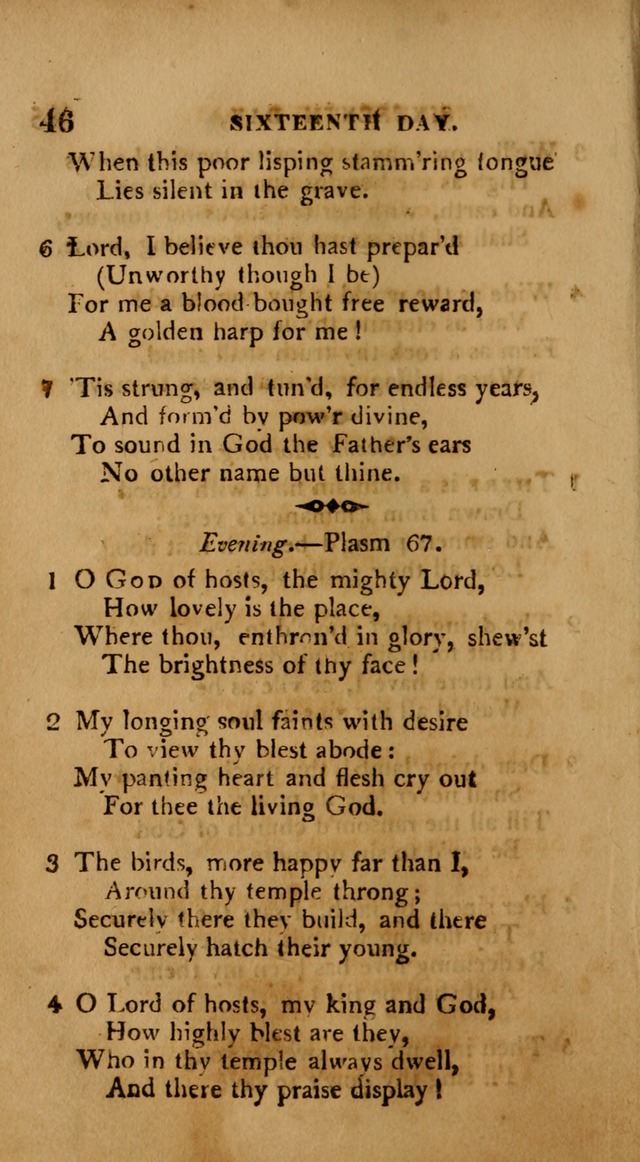A Collection of Psalms and Hymns: from various authors, chiefly designed for public worship (4th ed.) page 46