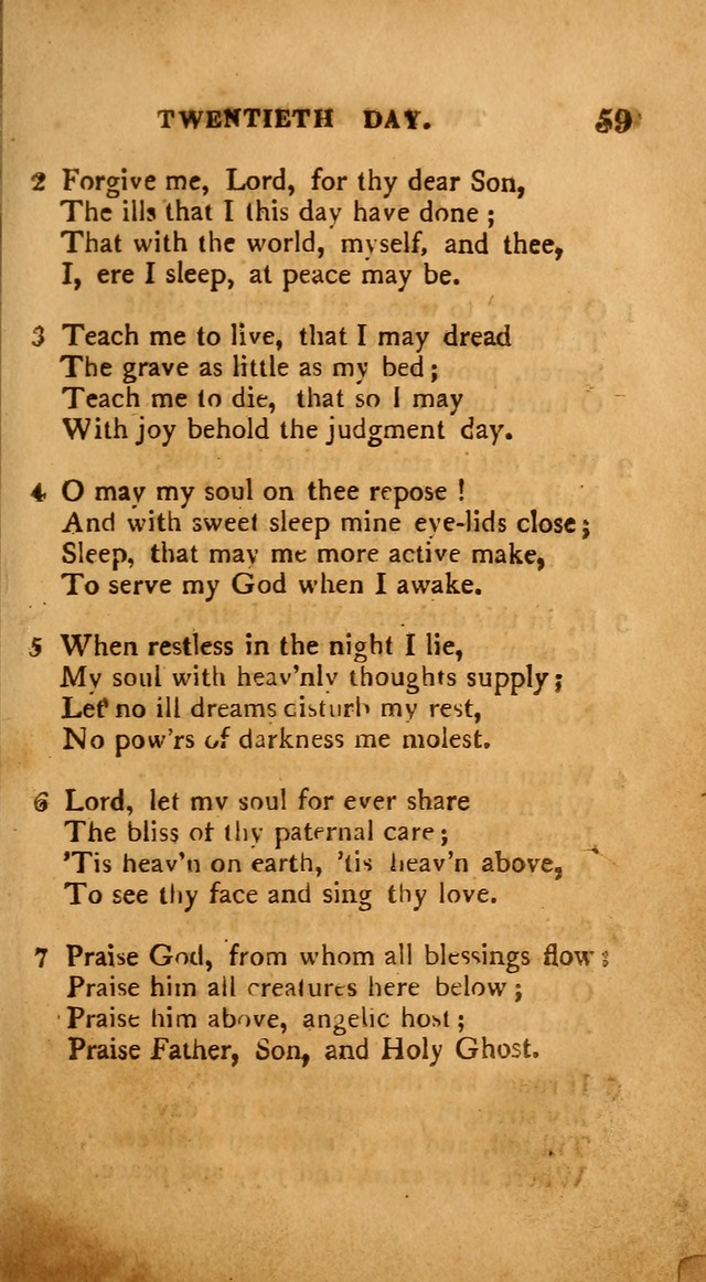 A Collection of Psalms and Hymns: from various authors, chiefly designed for public worship (4th ed.) page 59