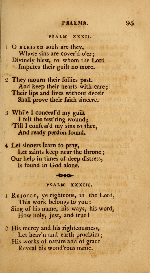 A Collection of Psalms and Hymns: from various authors, chiefly designed for public worship (4th ed.) page 95