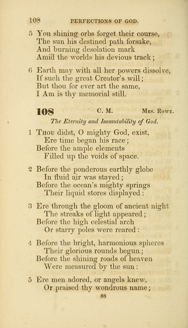 A Collection of Psalms and Hymns: from Watts, Doddridge, and others (4th ed. with an appendix) page 110
