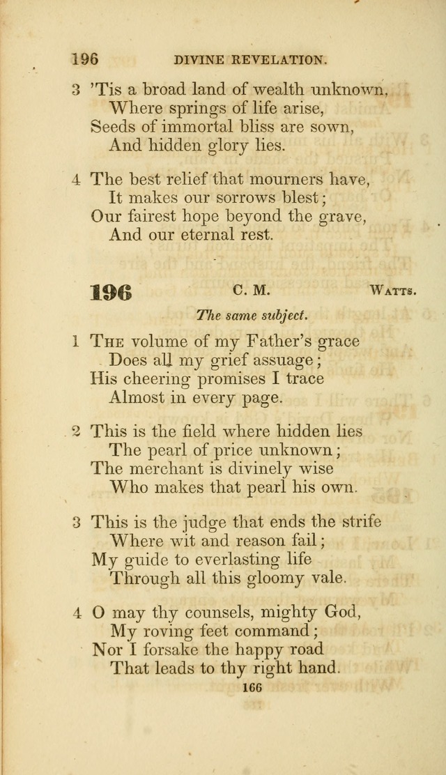 A Collection of Psalms and Hymns: from Watts, Doddridge, and others (4th ed. with an appendix) page 188