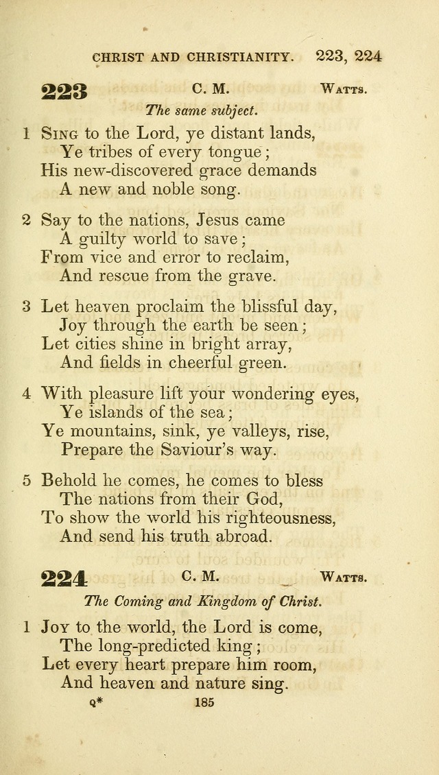 A Collection of Psalms and Hymns: from Watts, Doddridge, and others (4th ed. with an appendix) page 207