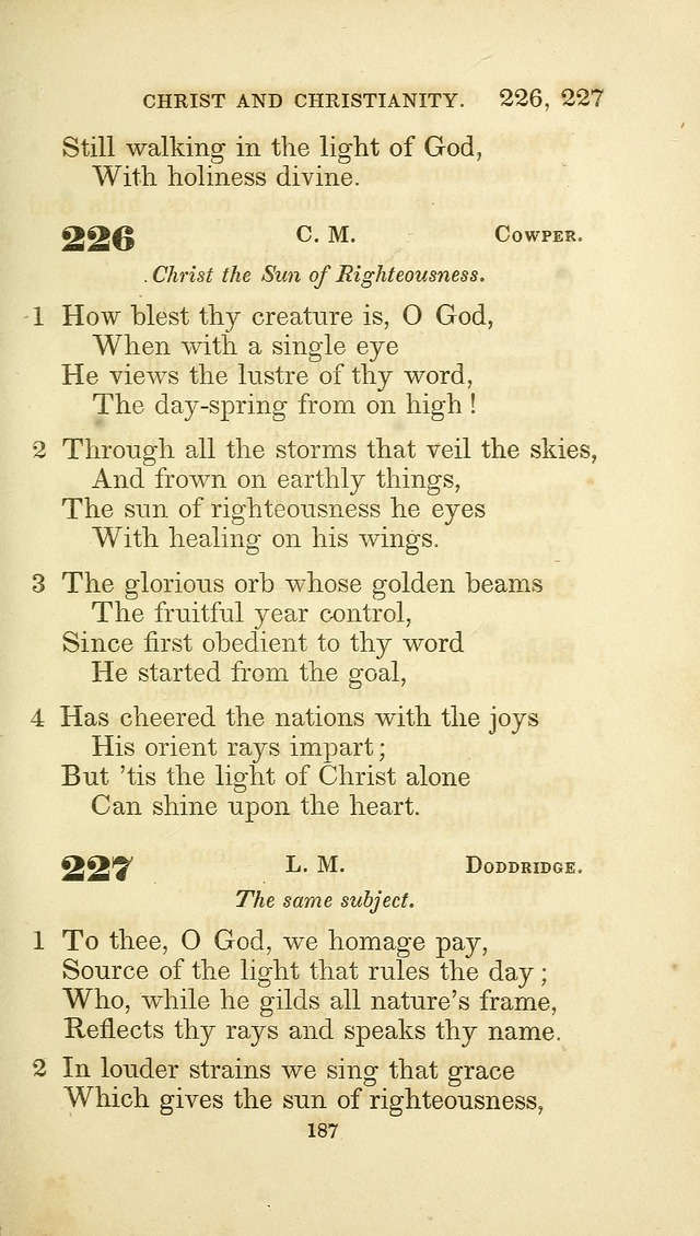 A Collection of Psalms and Hymns: from Watts, Doddridge, and others (4th ed. with an appendix) page 209