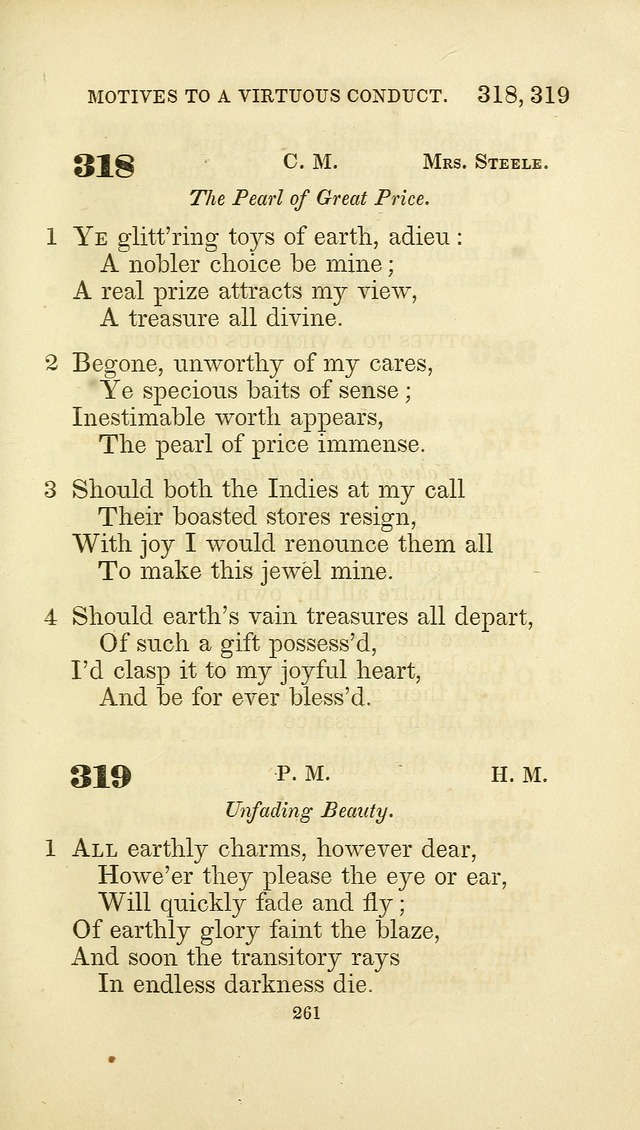 A Collection of Psalms and Hymns: from Watts, Doddridge, and others (4th ed. with an appendix) page 285
