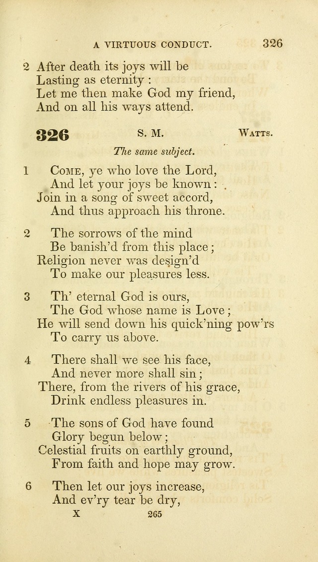 A Collection of Psalms and Hymns: from Watts, Doddridge, and others (4th ed. with an appendix) page 289