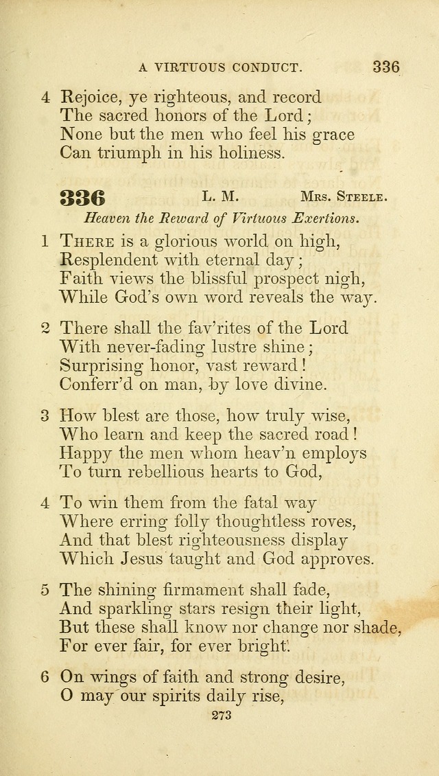 A Collection of Psalms and Hymns: from Watts, Doddridge, and others (4th ed. with an appendix) page 297