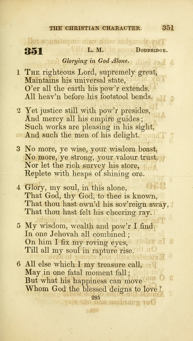 A Collection of Psalms and Hymns: from Watts, Doddridge, and others (4th ed. with an appendix) page 309
