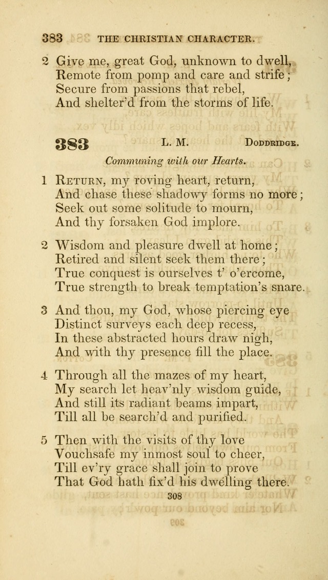 A Collection of Psalms and Hymns: from Watts, Doddridge, and others (4th ed. with an appendix) page 332