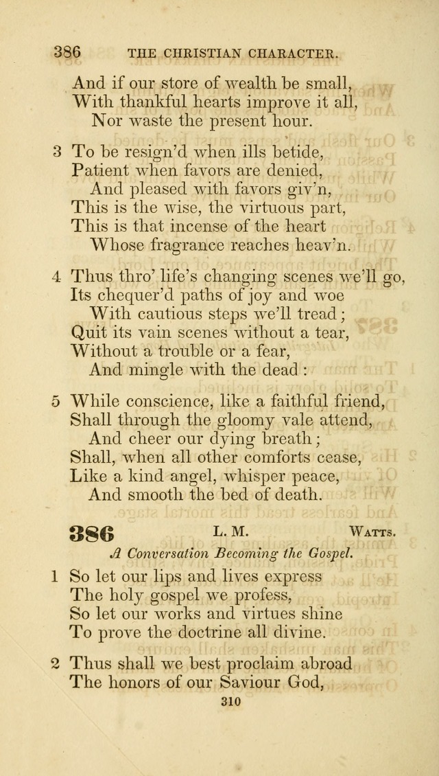 A Collection of Psalms and Hymns: from Watts, Doddridge, and others (4th ed. with an appendix) page 334