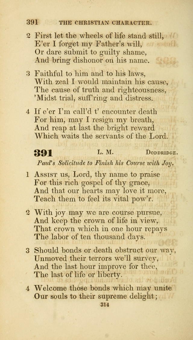 A Collection of Psalms and Hymns: from Watts, Doddridge, and others (4th ed. with an appendix) page 338