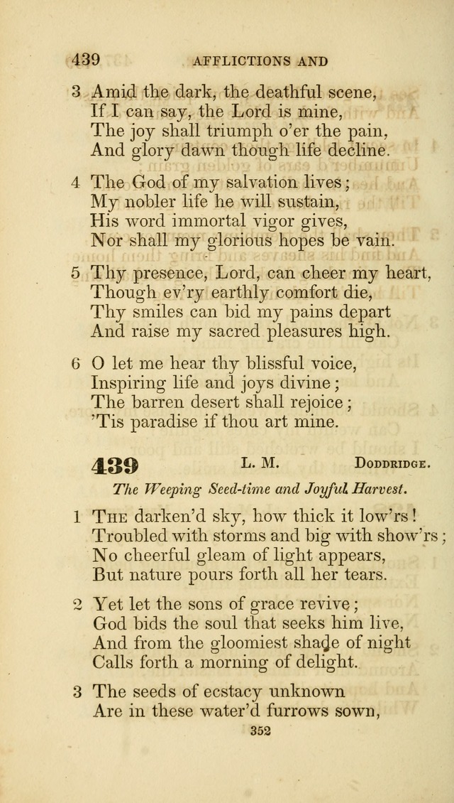 A Collection of Psalms and Hymns: from Watts, Doddridge, and others (4th ed. with an appendix) page 376