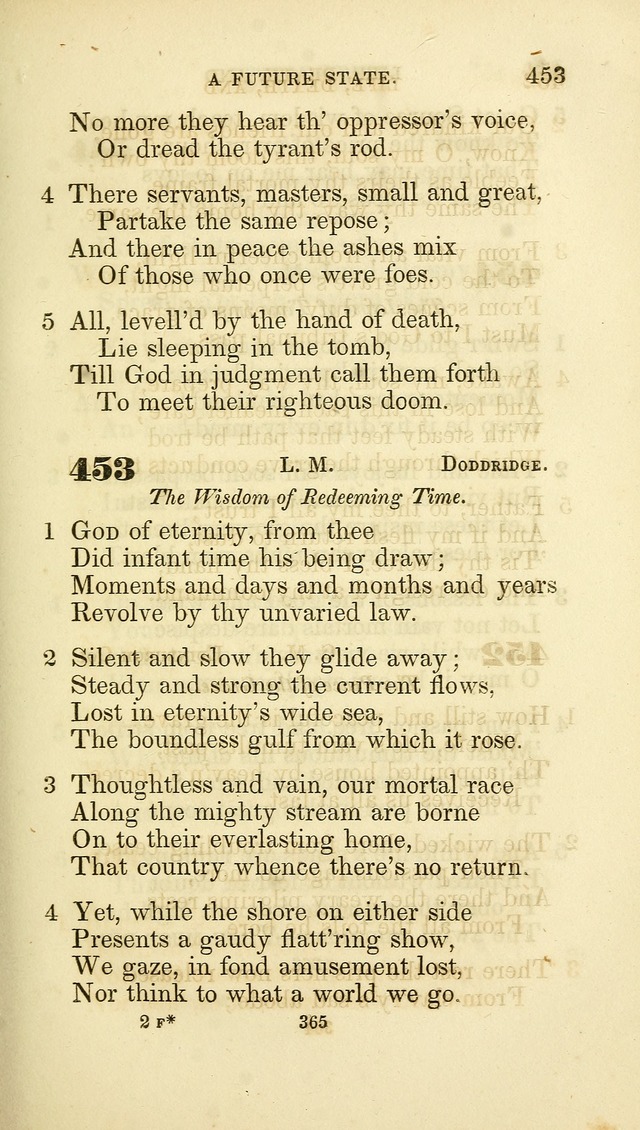 A Collection of Psalms and Hymns: from Watts, Doddridge, and others (4th ed. with an appendix) page 389