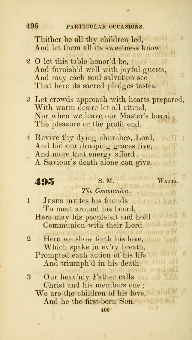 A Collection of Psalms and Hymns: from Watts, Doddridge, and others (4th ed. with an appendix) page 424