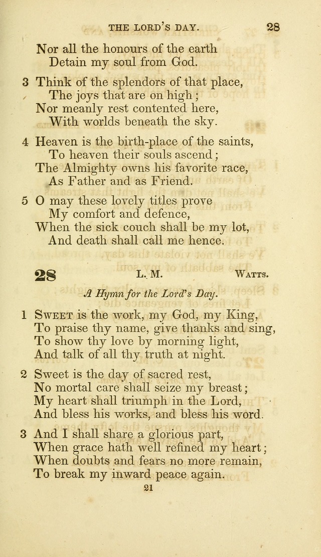 A Collection of Psalms and Hymns: from Watts, Doddridge, and others (4th ed. with an appendix) page 43
