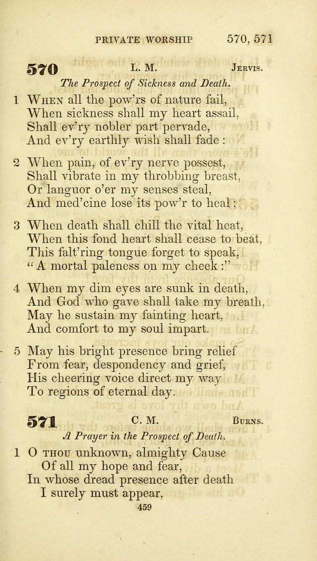 A Collection of Psalms and Hymns: from Watts, Doddridge, and others (4th ed. with an appendix) page 483