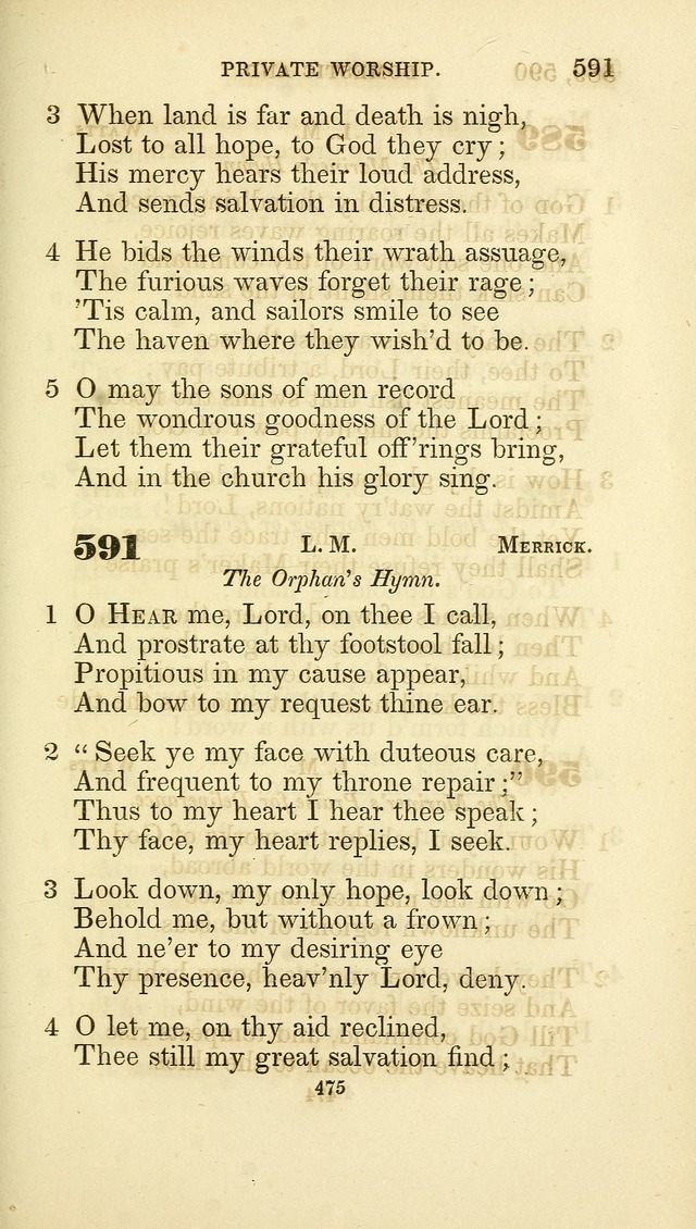 A Collection of Psalms and Hymns: from Watts, Doddridge, and others (4th ed. with an appendix) page 499