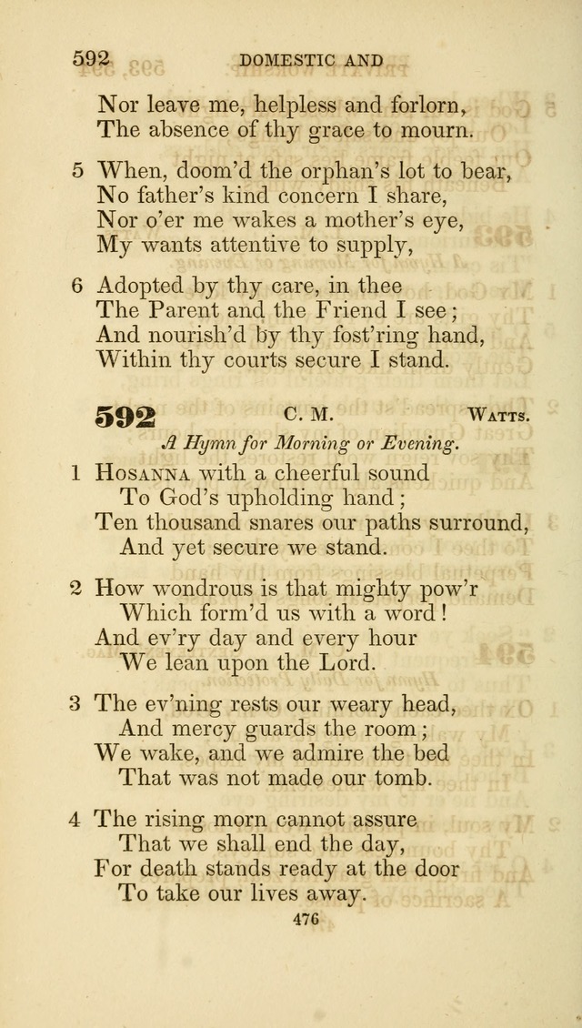 A Collection of Psalms and Hymns: from Watts, Doddridge, and others (4th ed. with an appendix) page 500