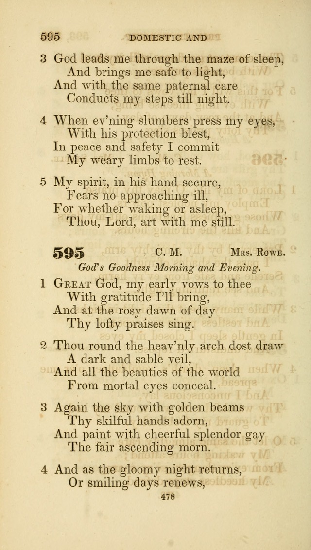 A Collection of Psalms and Hymns: from Watts, Doddridge, and others (4th ed. with an appendix) page 502