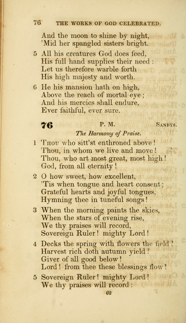 A Collection of Psalms and Hymns: from Watts, Doddridge, and others (4th ed. with an appendix) page 84