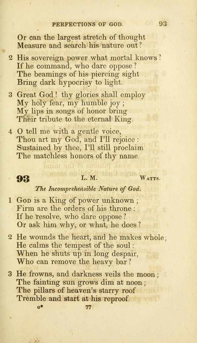 A Collection of Psalms and Hymns: from Watts, Doddridge, and others (4th ed. with an appendix) page 99