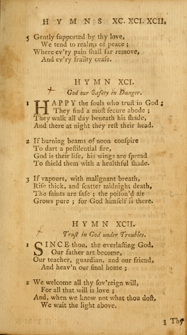 A Collection of Psalms and Hymns for Publick Worship page 109