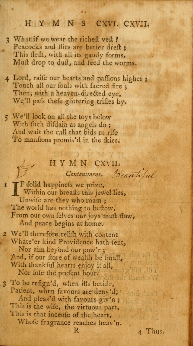 A Collection of Psalms and Hymns for Publick Worship page 127