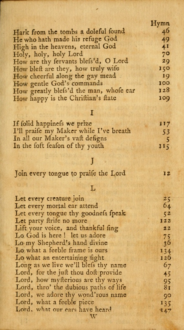 A Collection of Psalms and Hymns for Publick Worship page 167