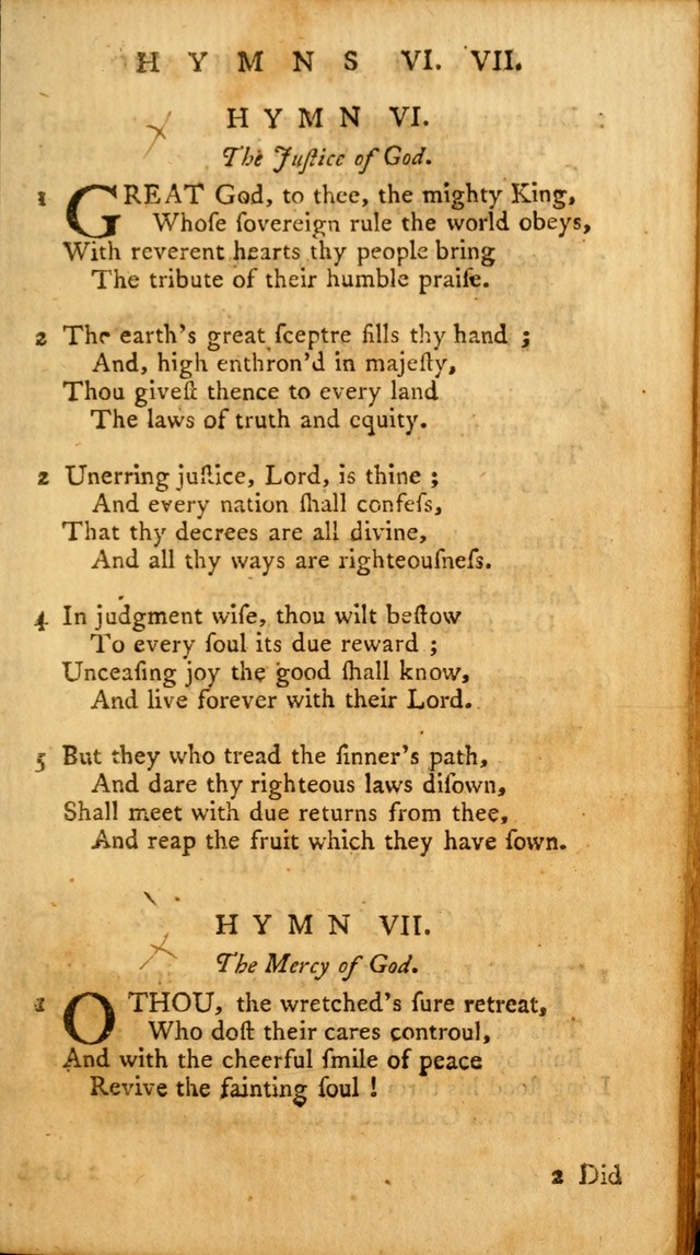A Collection of Psalms and Hymns for Publick Worship page 43
