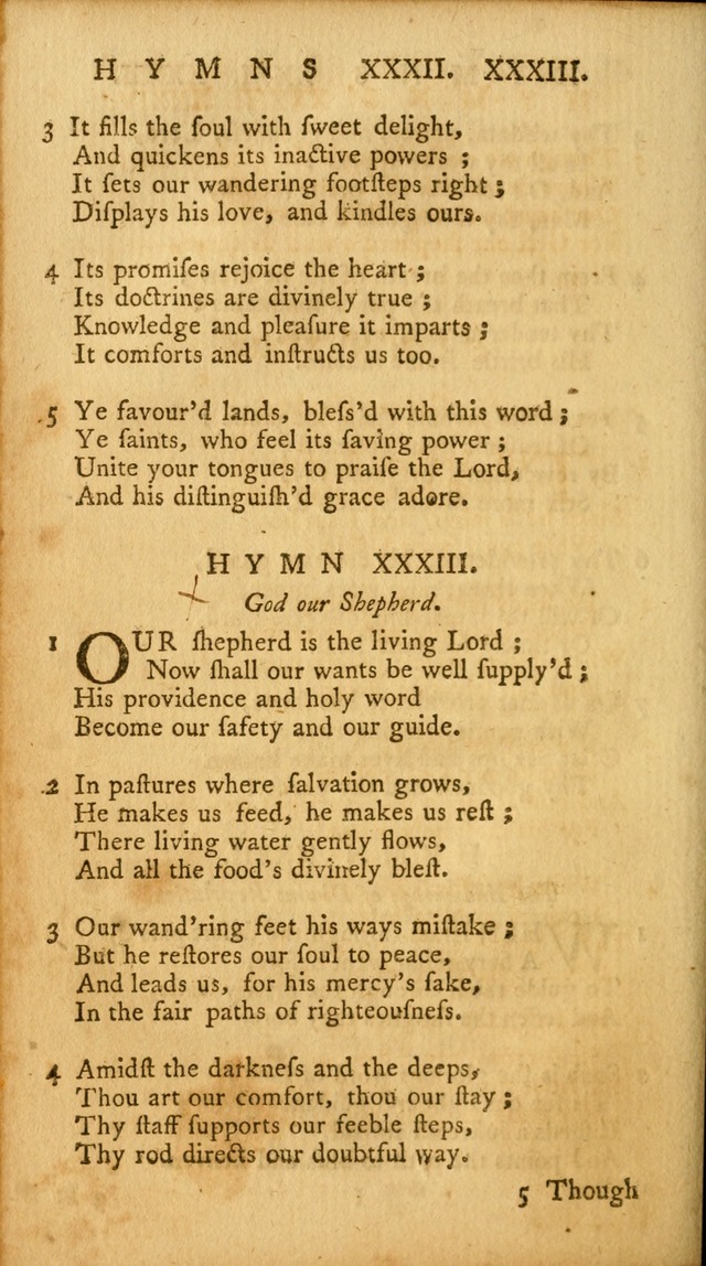 A Collection of Psalms and Hymns for Publick Worship page 64