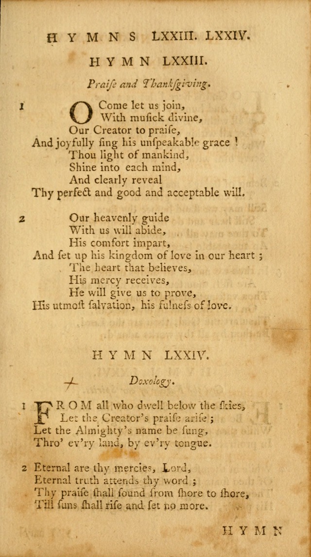 A Collection of Psalms and Hymns for Publick Worship page 97