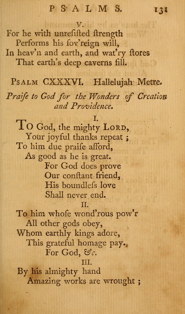 A Collection of Psalms and Hymns for Publick Worship page 127