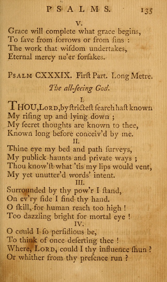 A Collection of Psalms and Hymns for Publick Worship page 131