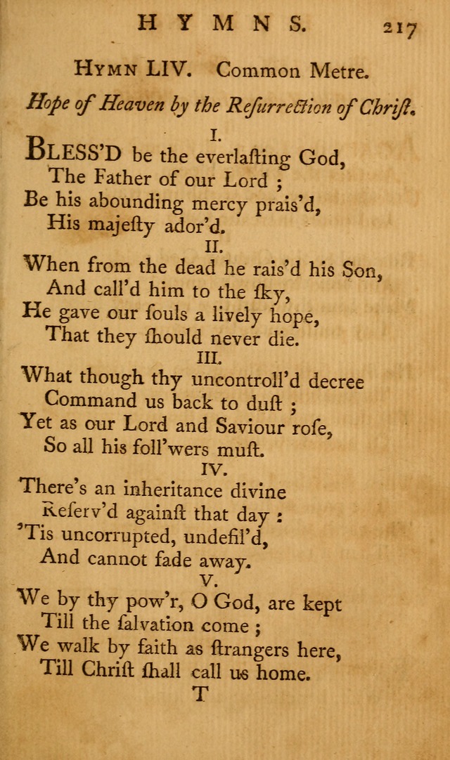 A Collection of Psalms and Hymns for Publick Worship page 213