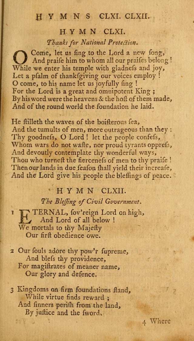A Collection of Psalms and Hymns for Public Worship page 161