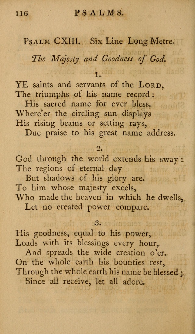 A Collection of Psalms and Hymns for Publick Worship (2nd ed.) page 116