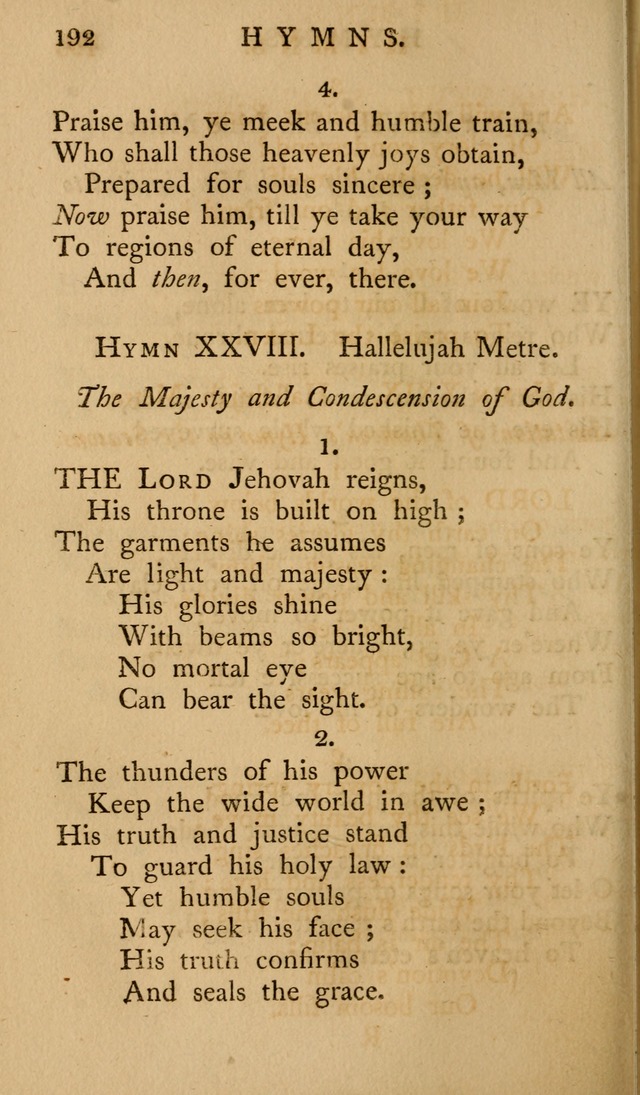 A Collection of Psalms and Hymns for Publick Worship (2nd ed.) page 192