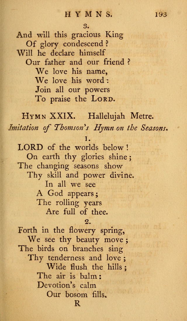 A Collection of Psalms and Hymns for Publick Worship (2nd ed.) page 193
