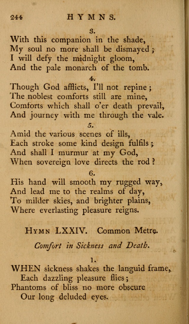 A Collection of Psalms and Hymns for Publick Worship (2nd ed.) page 244